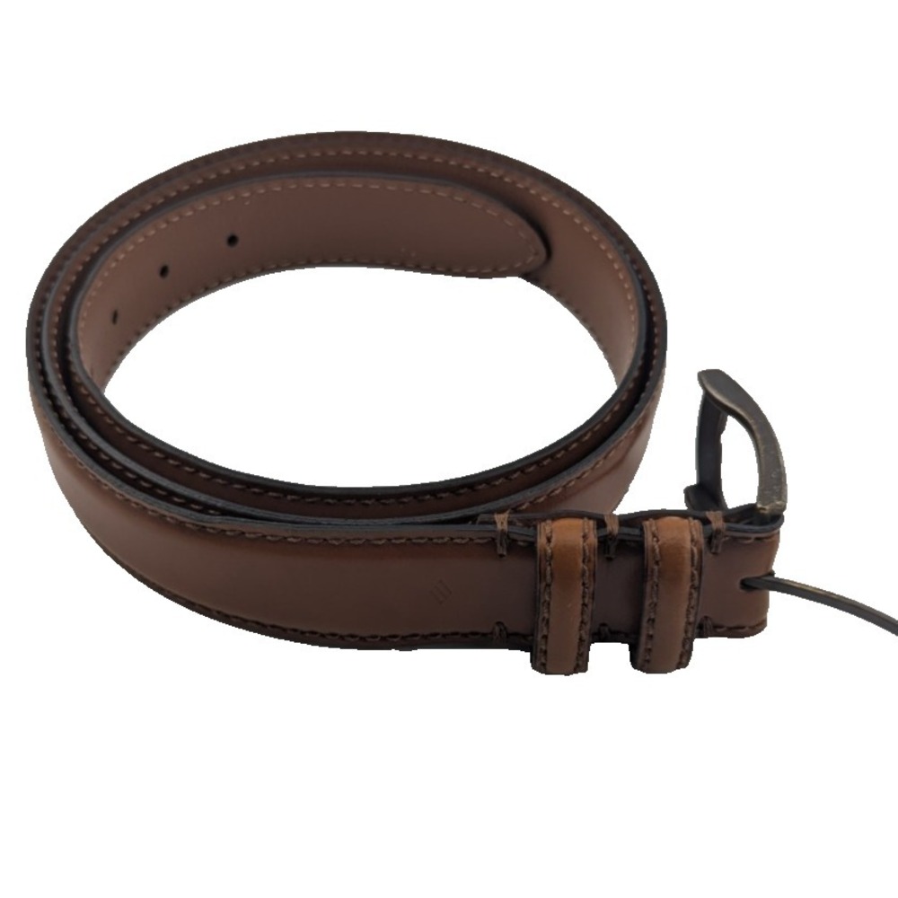 Joseph Abound Men's Brown Leather Belt 46/115 Metal Buckle Made In Italy 13014